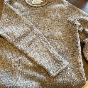 ARAN ROLL NECK SWEATER - FISHERMAN SWEATER (HONEY)